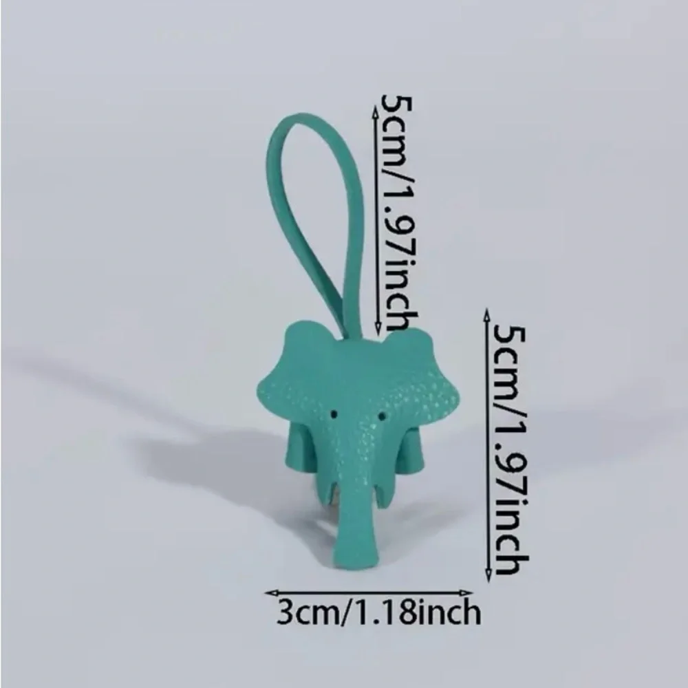 Elephant Bag Charm/Keychain  - Blue, Pink, Brown